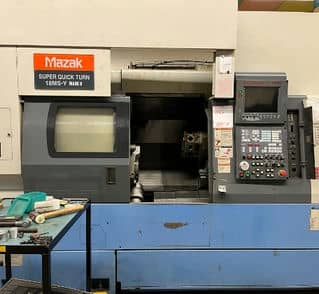 10 Zoll Mazak CNC-Drehmaschine C- und Y-Achsen-Doppelspindel