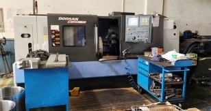 DOOSAN PUMA 280L CNC-Rückseite