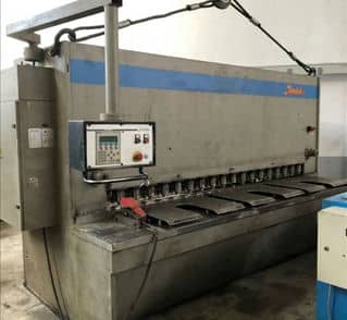3 x 13 mm CNC-hydraulische Tafelschere der Marke Baykal