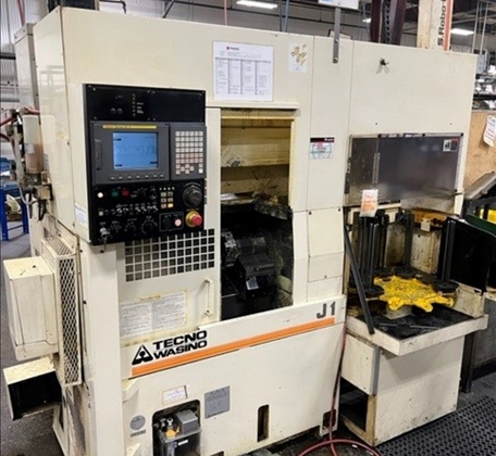 2000 TECNO WASINO J1 CNC-DREHMASCHINE - ROBOTLU - FANUC