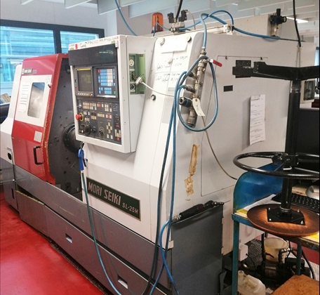 MORI SEIKI SL-25M AUS JAHR 1991 3-ACHSEN-CNC-DREHMASCHINE