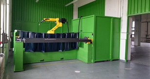 Roboterschweißzelle FANUC H 3000/1000/2 MIG/MAG