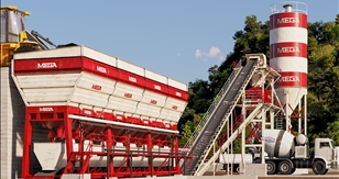 MEGA BETONWERK 60 m3_ZWEIWELLE MIT MISCHER KOSTENLOSER VERSAND