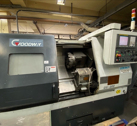 GOODWAY MARKE GS-200 MODELL HORIZONTAL-DREHMASCHINE