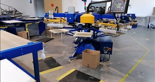 Bagmatic 8s4c2f Siebdruckmaschine und elektrischer Tunneltrocknung
