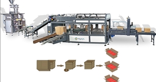 PAKETKARTON-FÜLLMASCHINE