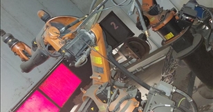 Roboterschweißzelle KUKA KR 5 arc HW