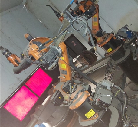 Roboterschweißzelle KUKA KR 5 arc HW