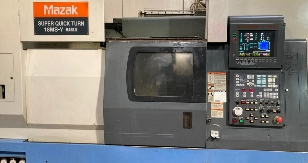 10 Zoll Mazak CNC-Drehmaschine C- und Y-Achsen-Doppelspindel