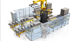 AUTOMATISCHE PALETTENSTRECKWICKELMASCHINE (MIT MECHANISCHER VORSTRECKUNG)