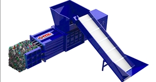 Horizontale Ballenpresse, automatische Schrottpresse