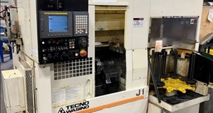 2000 TECNO WASINO J1 CNC-DREHMASCHINE - ROBOTLU - FANUC