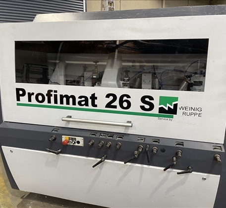 Vierseitenhobelmaschine 4-Seitenhobelmaschine Weinig Profimat 26 S, 5-Kopf