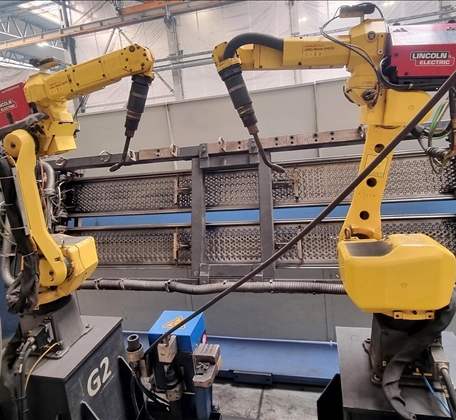 ROBOTIERTE SCHWEISSSTATION FANUC ARC MATE 100IC